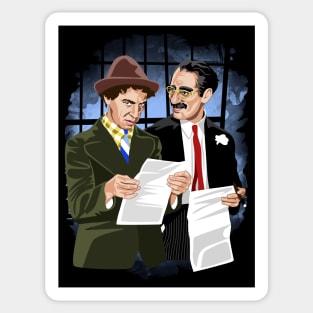 MARX BROS The sanity clause Sticker